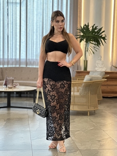 Conjunto Corina Renda Top e Saia