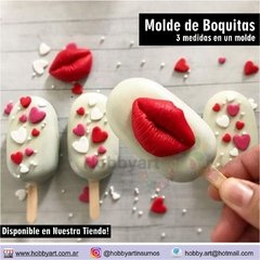 Molde de Silicona N°246: Boquitas / Labios - HobbyArt