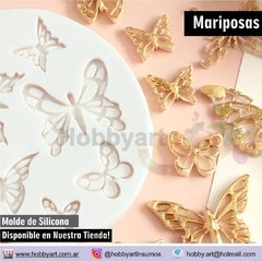Molde de Silicona N°274: Mariposas - HobbyArt
