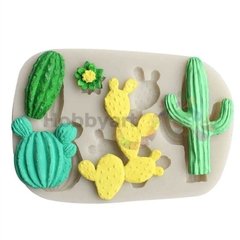 Molde de Silicona N°268: Cactus Varios en internet