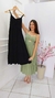 Vestido Midi de Alça Rodado com Abertura no Meio - loja online