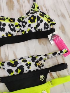 Top con elastico Print Amarillo - comprar online