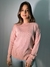 Blusa tricot basic Rosa - comprar online