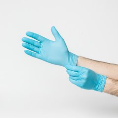 Guantes de Nitrilo Azul caja x 100 - tienda online