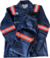 Conjunto Antichamas - Arco Elétrico Risco 2 FR NR10 - ATPV 11 Cal/cm2 - Azul - REFLETIVO LARANJA