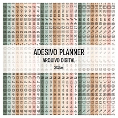 882 Adesivos para Planner | Arquivo Digital | Morning Walk