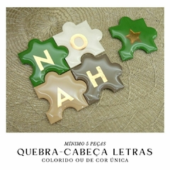 Quebra-cabeça letras Soltas para Nome