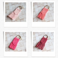 10 Mini Chaveiros | Macrame | Mermaid - loja online