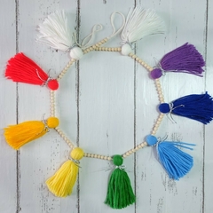 Varal Franjas, Tassel | 9 franjas | 1,10m - loja online