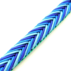 Coleira Pet trançada - Arrow Azul Ajustável 40,5cm - comprar online