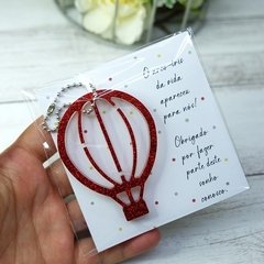 5 chaveiros Balão ou Estrela| Lembrancinha nascimento - comprar online