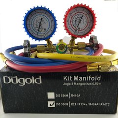 Manifold para R22 / R134 / R404 - Dugold