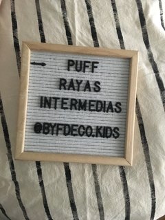 Puff Rayas Intermedias - comprar online