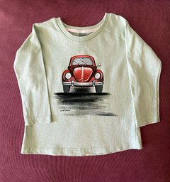 Remera auto, niño, manga larga. - comprar online