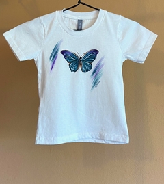 Remera mariposa, niño, manga corta. - comprar online