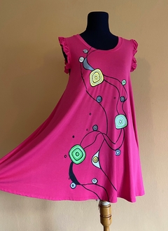 Vestido fantasía, mujer, sin mangas. - comprar online