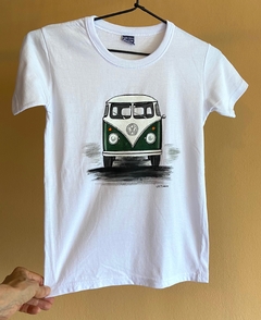 Remera kombi, niño, manga corta.