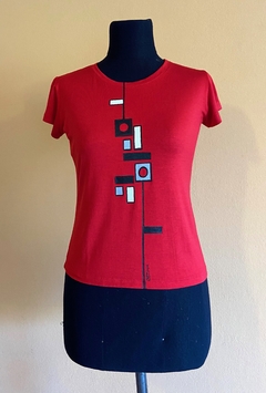 Remera geo, mujer, manga corta. - comprar online