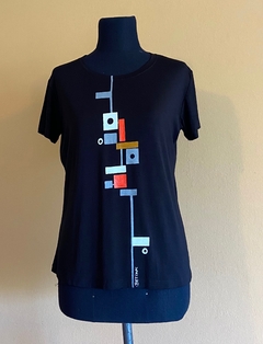 Remera geo, mujer, manga corta. - tienda online