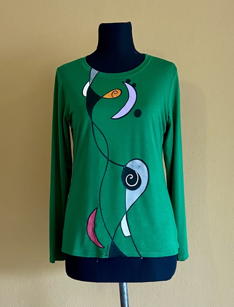 Remera Miró, mujer, manga larga