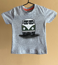 Remera kombi, niño, manga corta.