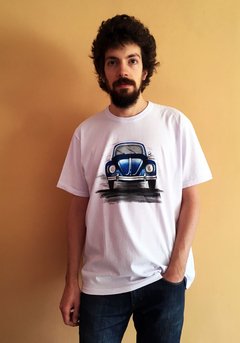 Remera auto, hombre, manga corta