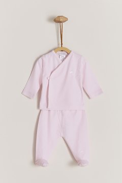 SET BATITA Y RANITA LOGO ROSA BABYCOTTONS - comprar online