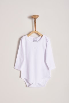 BODY M/LARGA LOGO BLANCO BABYCOTTONS