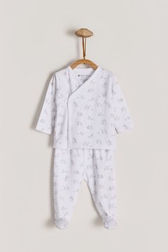 BATITA Y RANITA PLAYFUL GRIS UNISEX BABYCOTTONS