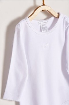 BODY M/LARGA LOGO BLANCO BABYCOTTONS - comprar online