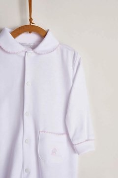 ENTERITO CUELLO BB LOGO C/ROSA BABYCOTTONS - comprar online