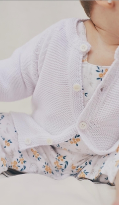 CARDIGAN TEJIDO STAR BLANCO BABYCOTTONS - comprar online