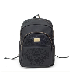 MOCHILA MATERNAL BLONDIE FLOWERS NEGRA GLOBBA