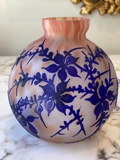 Vaso em pasta de vidro Art Nouveau - comprar online