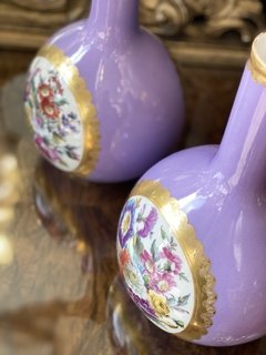 Par de vasos em porcelana Meissen - Século XIX - comprar online