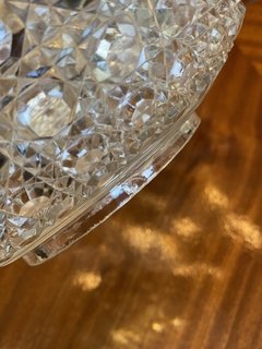Centro de mesa em cristal Baccarat e borda em prata de lei - comprar online