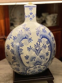 Abajur em porcelana oriental - Art Rarus Antiquário
