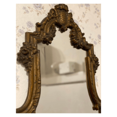 Espelho de parede com moldura em bronze - comprar online