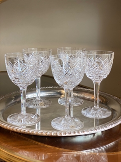 Conjunto de taças em cristal Val St Lambert - comprar online