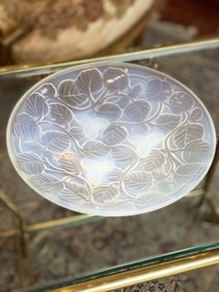 Centro de mesa francês em vidro opalescente