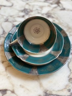 Trio para chá em porcelana alemã - loja online
