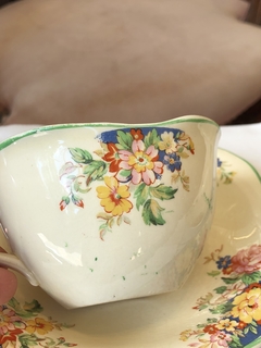 Trio de chá em porcelana inglesa - loja online