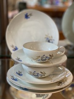 Serviço para chá e café em porcelana Bohemia “Royal Ivory”