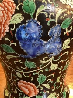 Grande vaso Família Negra, China Século XIX - loja online