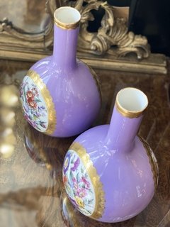 Par de vasos em porcelana Meissen - Século XIX na internet
