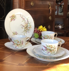 Trio de chá em porcelana Limoges - loja online