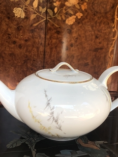 Bule de chá em porcelana alemã Hutschenreuther - Art Rarus Antiquário