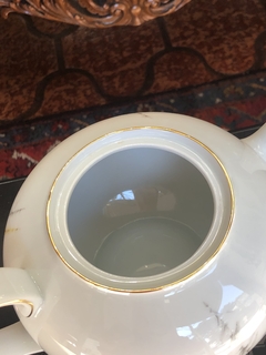 Bule de chá em porcelana alemã Hutschenreuther