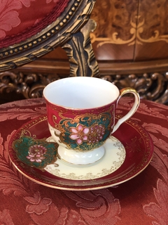 Xícara de café em porcelana japonesa - Art Rarus Antiquário