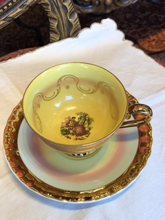 Imagem do Xícara de chá com cena galante Porcelanarte